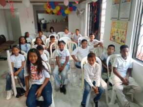 Interactive session with adolescents