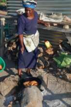 Cooking at Taru Girls School