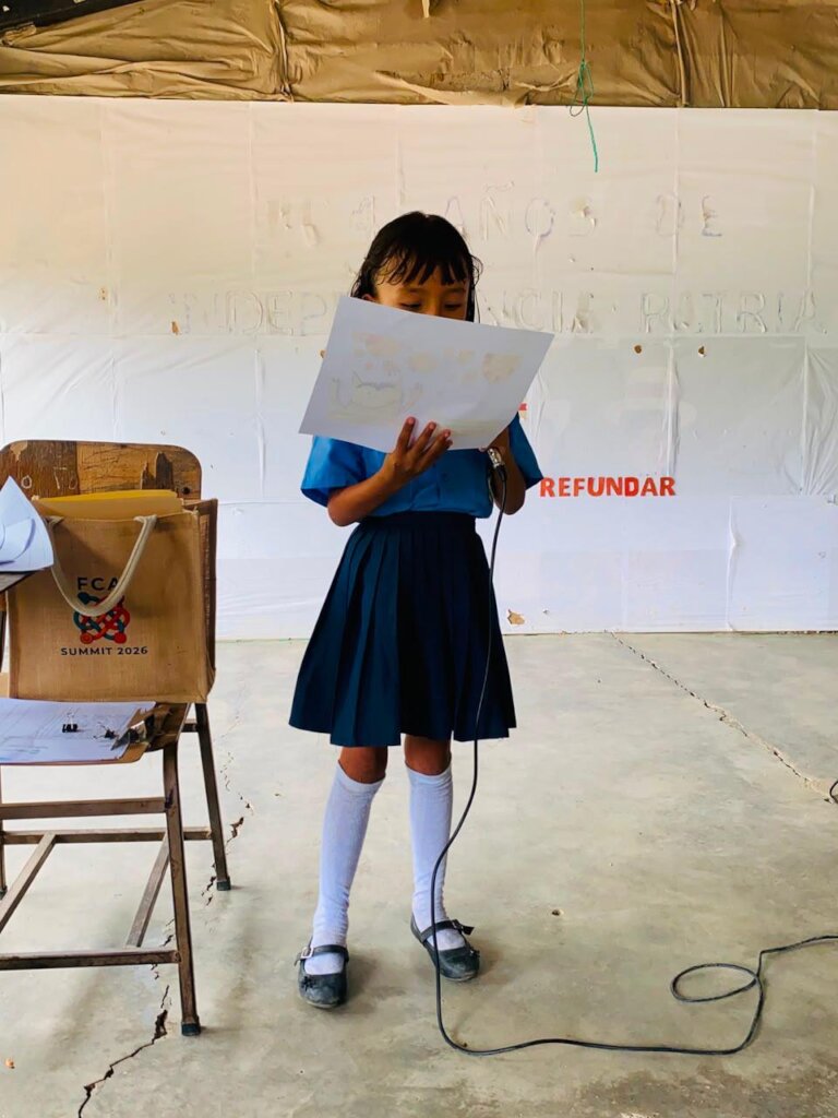 A reading aloud activity