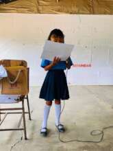 A reading aloud activity
