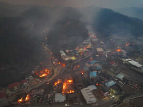 Emergency Support for Wildfire Victims, Korea