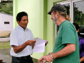 Bienvenido Cruz C., Pres. of Council  w/Daniel