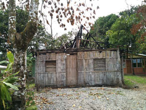 Rancho in Apr. 2012 after fire, now only a slab