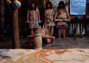 Traditional Earth ceremony for Sole Tech