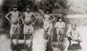 Maleku at Cano Negro in the olden days (no date)