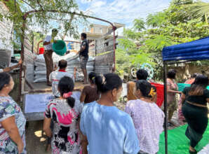 Distribution of kits | Plan International