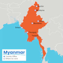 Myanmar map