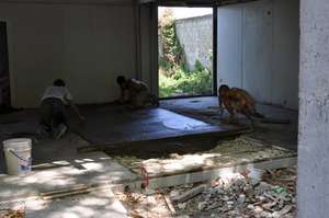 Laying Concrete Floor