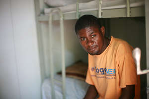 Omel in his home
