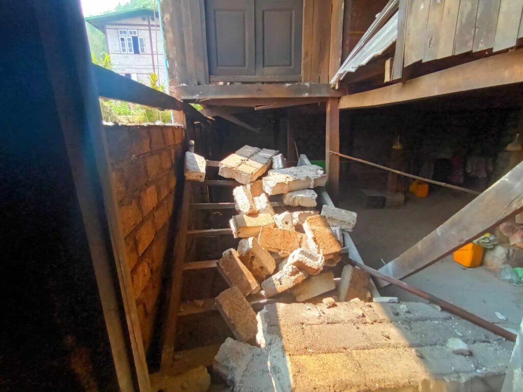Village Home Destruction