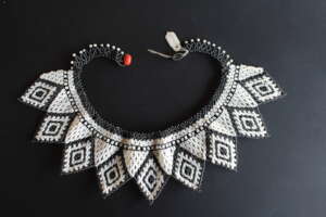 Forest resources are used to make local artwork.