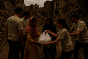 Collaborating with local partners (AI-generated)