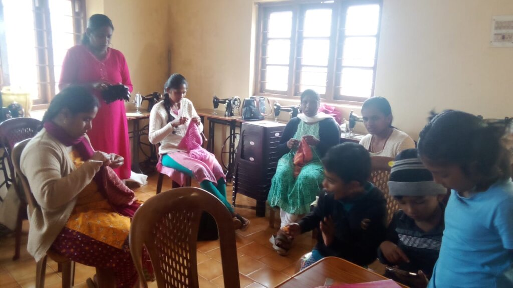 Kids play while moms learn