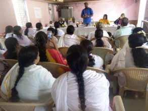 Vasanth explaining the importance of wetlands