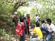 Students in a Shola Forest