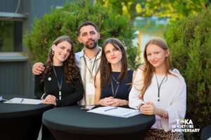 Youth leaders celebrating the 10th anniversary!