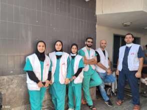 MSF's team at Al-Shifa hospital