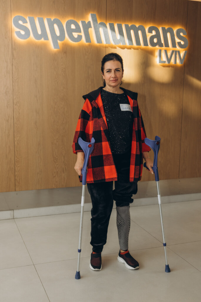 Rehabilitation for Olena in Superhumans Center