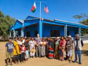 Opening ceremony of the shelter's new building.