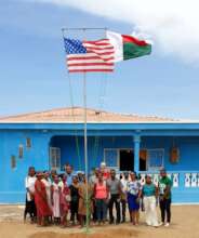 Shelter opening ceremony