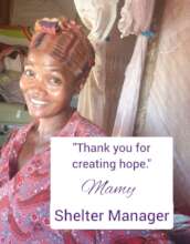 Shelter Director Mrs. Mamy Duata