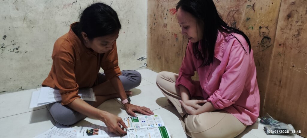 West Jakarta: 100 urban poor home mentoring visits