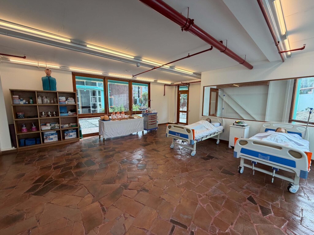 the laboratory room