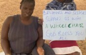 Provide a wheelchair to disabled families