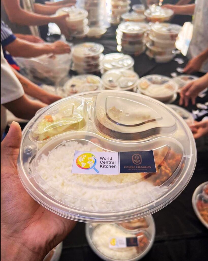 Myanmar earthquake emergency food relief
