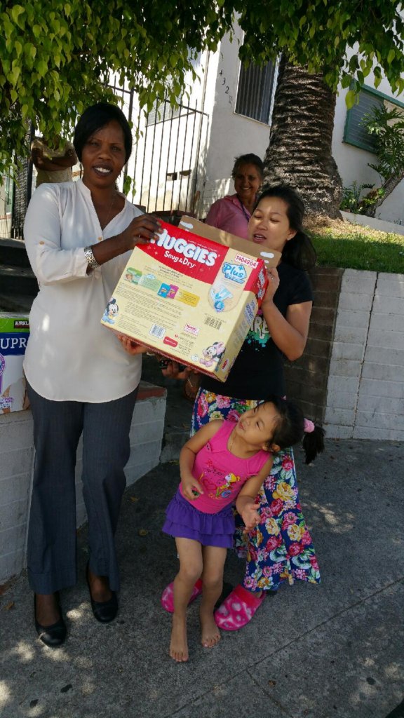 A different visit with diapers