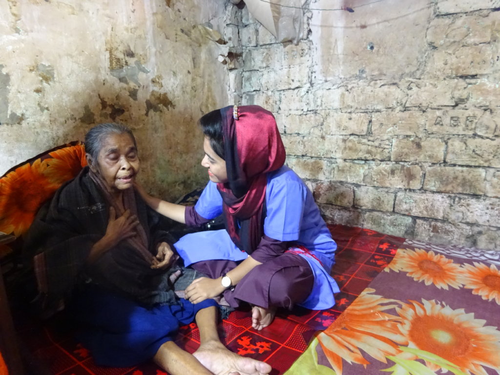 Homebased care for 150 a day in Narayanganj