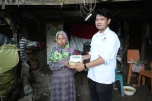 Distribution Meat with Families in Need