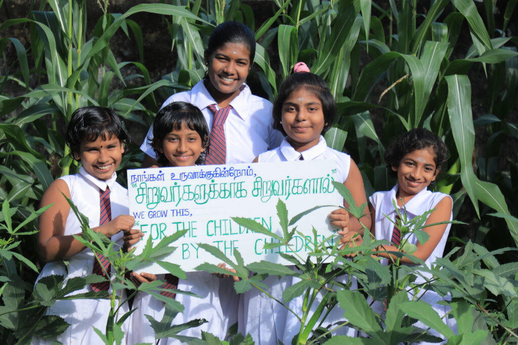 Feed Kids in Sri Lanka; Teach 15,000 to Grow Food