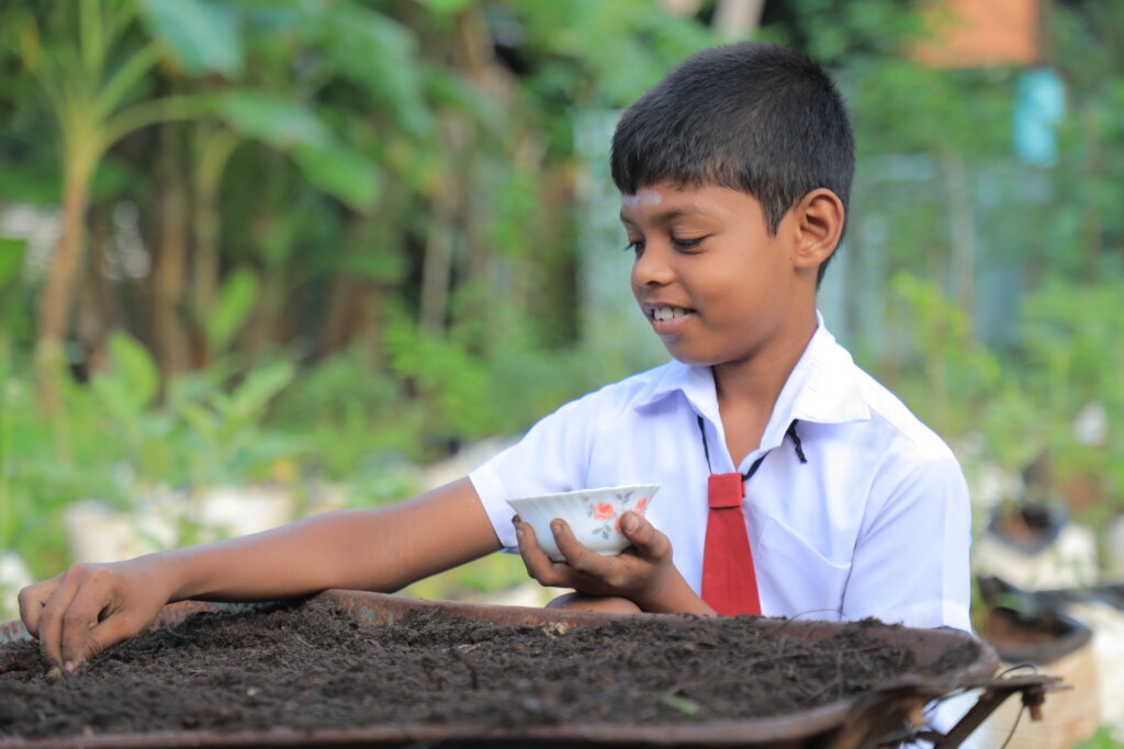 Feed Kids in Sri Lanka; Teach 15,000 to Grow Food