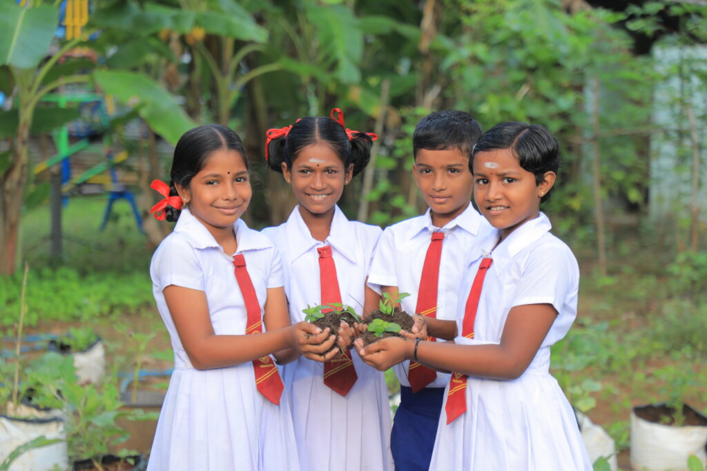 Feed Kids in Sri Lanka; Teach 15,000 to Grow Food