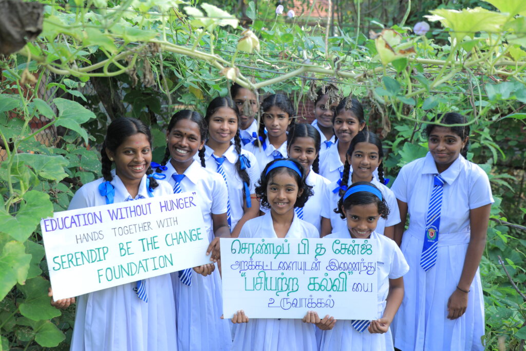 Feed Kids in Sri Lanka; Teach 15,000 to Grow Food