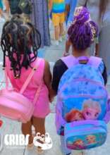 CRIBS kids going to school