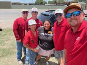 FRF Team fueling up onsite.