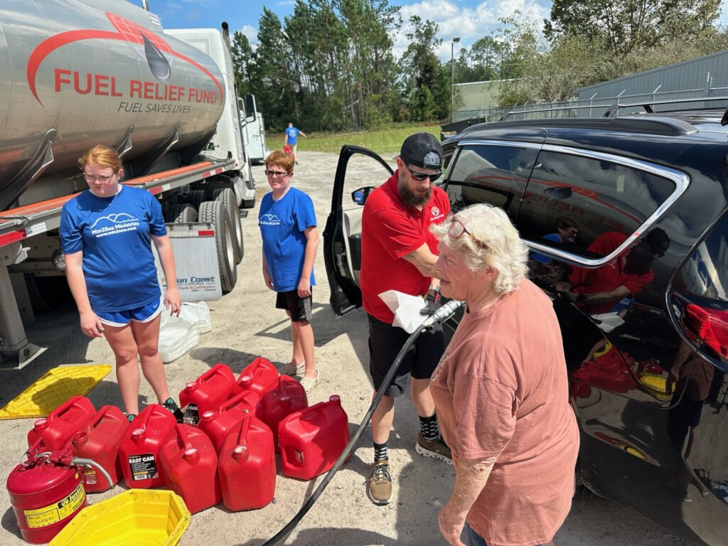 Fueling up in Georgia after Hurricane Helene 2024