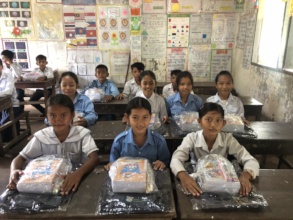 Full of smiles and newly kits.