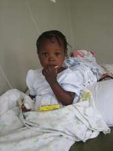 A child we helped with cholera