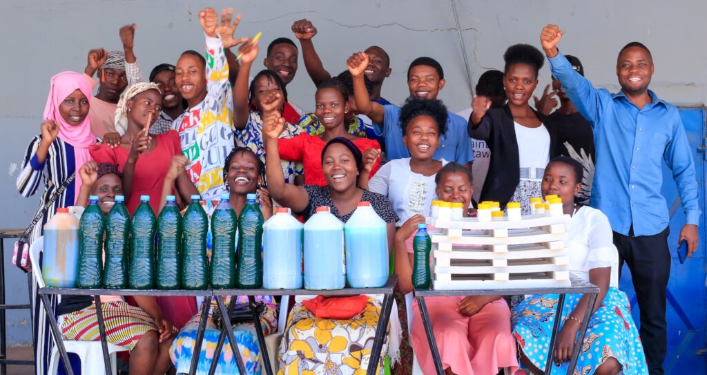 Empower 15 young mothers in Lukobe with skills.