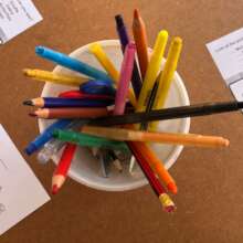 Thank You for donating Stationery for our children