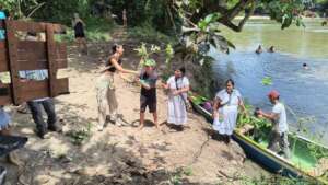 Taking our endangered species trees to be planted