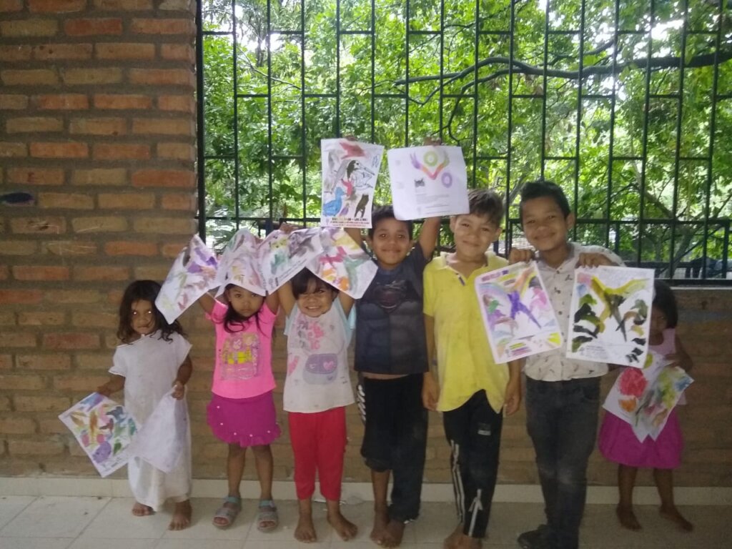 Ette Ennaka indigenous community birds workshop