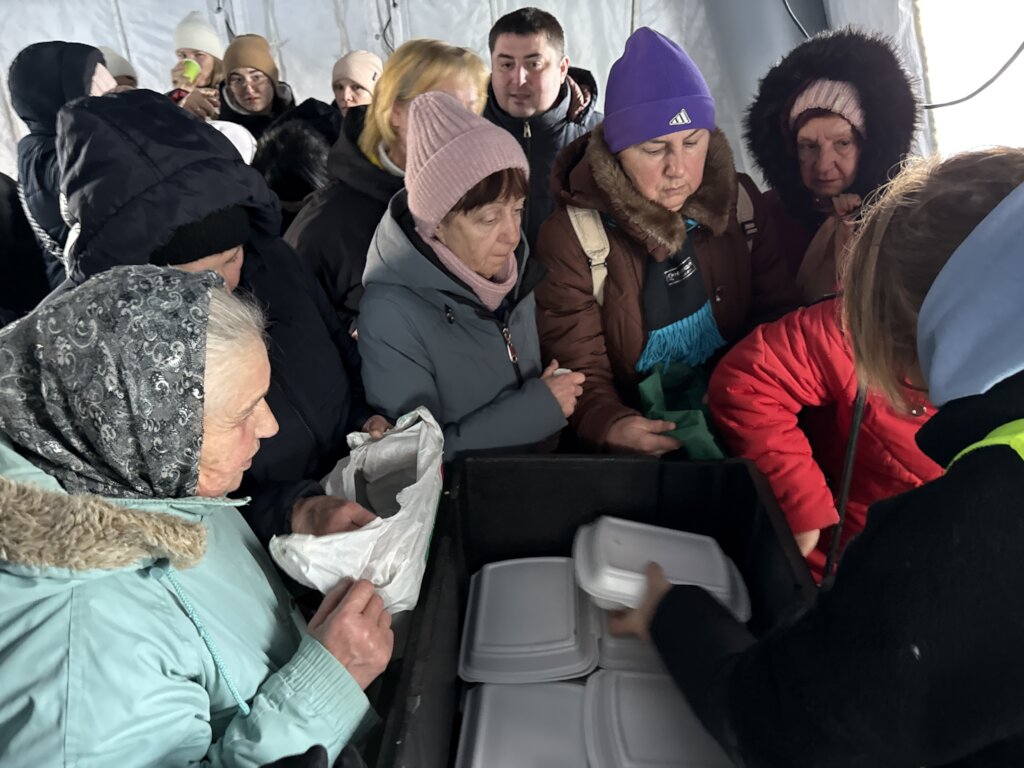 Hot meals for a freezing Ukraine