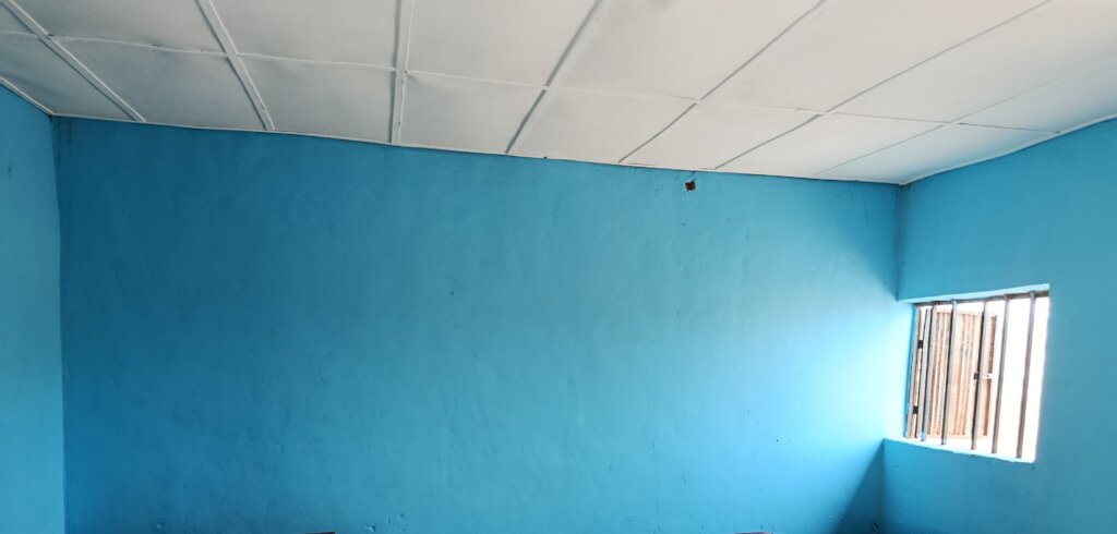 One of the renovated classrooms