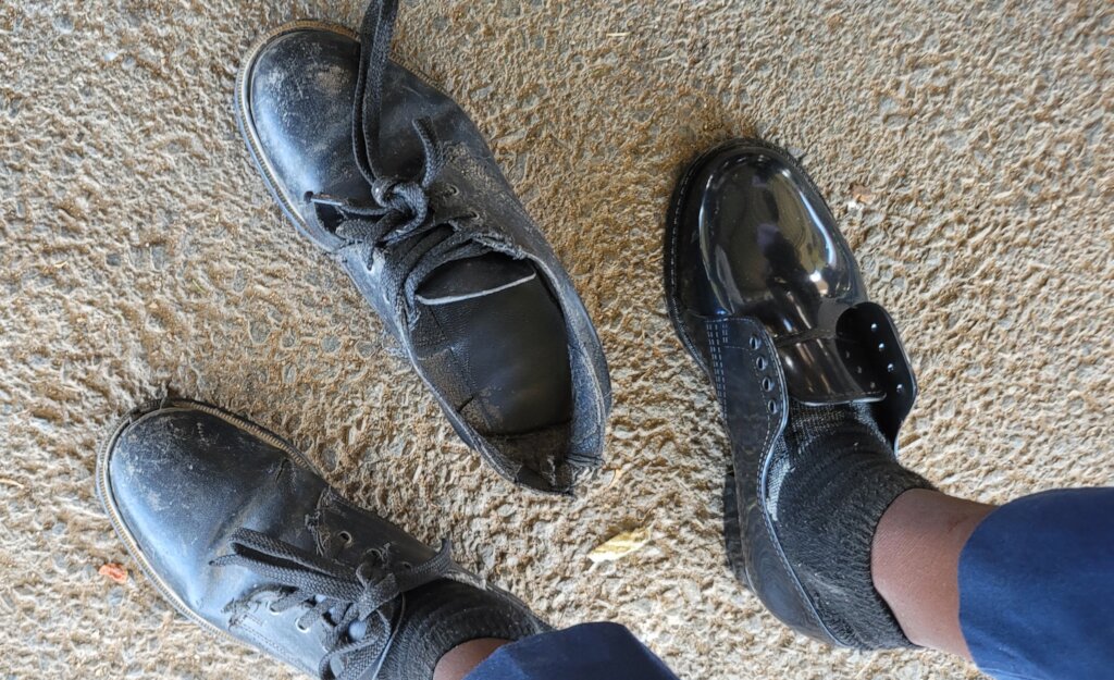 School Shoes for 50 Children in South Africa Slum
