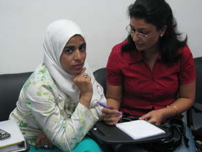 EFE-Egypt trainees work together on assignment