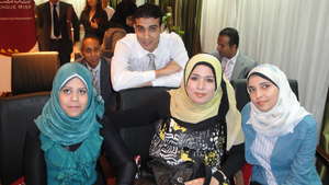 EFE-Egypt trainees at graduation ceremony